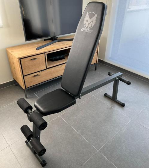 Halterbank en buikspierbank Gyronetics E-Series, Sport en Fitness, Fitnessmaterialen, Zo goed als nieuw, Fitnessbank, Armen, Borst