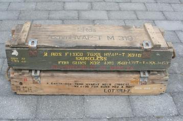 2 munitiekisten van tank + 2 gratis kisten voor explosieven beschikbaar voor biedingen