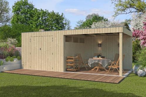 Cabane en rondins Qube BV EXT 600 x 300 cm pour abri de jard, Hobby & Loisirs créatifs, Hobby & Loisirs Autre, Neuf, Envoi