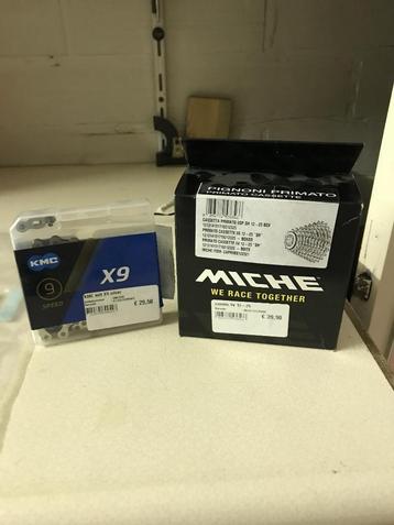Miche 9SP cassette beschikbaar voor biedingen
