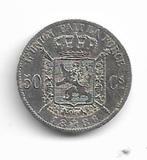 Belgique : 50 centimes 1886 FR - morin 184, Argent, Envoi, Monnaie en vrac, Argent