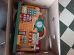 Vintage fisherprice draagbaar schooltje werkend, Kinderen en Baby's, Ophalen of Verzenden, Zo goed als nieuw