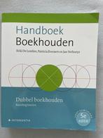 Handboek Boekhouden - Dubbel boekhouden (vijfde editie), Ophalen, Zo goed als nieuw, Erik De Lembre; Patricia Everaert