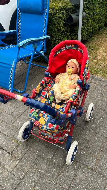 Kinderwagen met babypop, Kinderen en Baby's, Ophalen, Zo goed als nieuw, Babypop