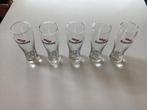 5 bierglazen, Kronenbourg,in perfecte staat, Verzamelen, Ophalen of Verzenden, Zo goed als nieuw