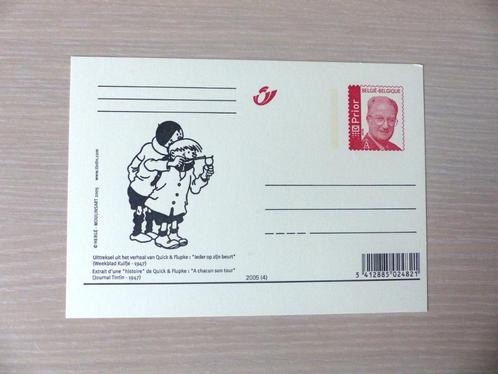 Geïllustreerde briefkaart 2005 (4) Quick & Flupke ongebruikt, Postzegels en Munten, Postzegels | Europa | België, Ophalen of Verzenden