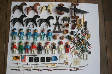 Playmobil Western Union/Lot médiéval 3485 + 3482, Enlèvement ou Envoi, Utilisé, Playmobil en vrac