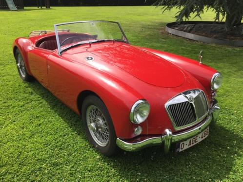 MGA 1500 1957, Auto's, MG, Particulier, A, Lederen bekleding, Benzine, Cabriolet, 2 deurs, Handgeschakeld, Rood, Overige kleuren
