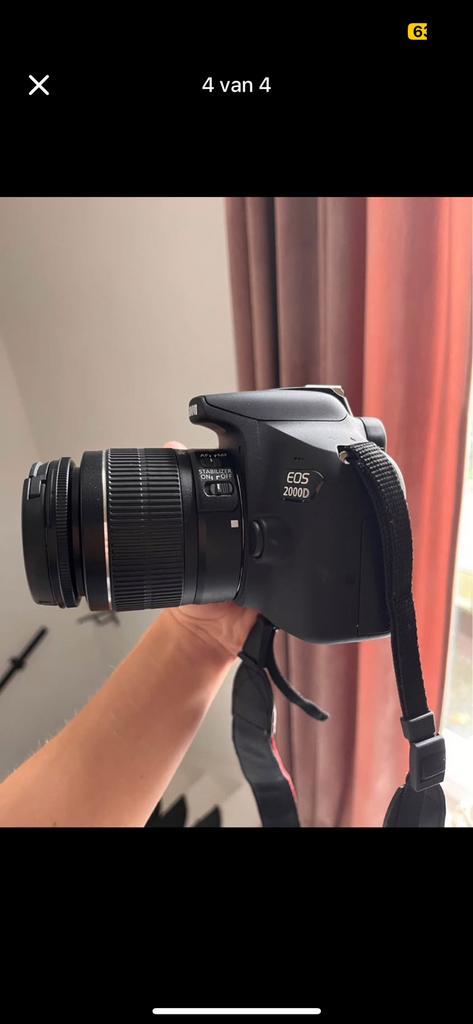 Canon EOS 2000D, Audio, Tv en Foto, Foto | Lenzen en Objectieven, Zo goed als nieuw, Ophalen