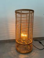 Lampe decorative en rotin, Ophalen, Zo goed als nieuw, Hout