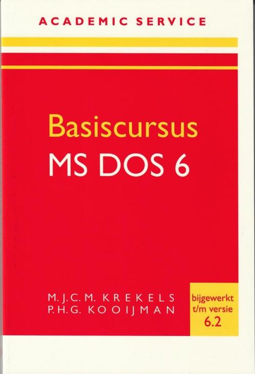 Basiscursus MS DOS 6 t/m versie 6.2 - boek informatica, Livres, Informatique & Ordinateur, Enlèvement