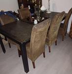 Gietijzeren tafel, Huis en Inrichting, Ophalen, Gebruikt, Vijf personen of meer, Metaal
