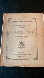 Boek Mémoires deuxième serie - tome V - 1910, Ophalen of Verzenden