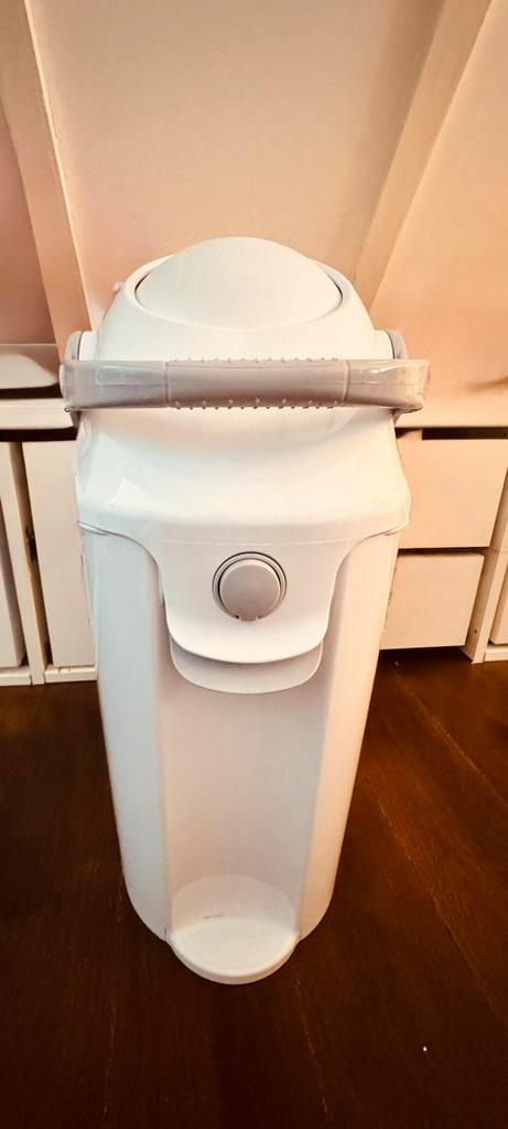 Prémaman  - Poubelle à couches Diaperoo Blanc, Enfants & Bébés, Bains & Soins, Comme neuf, Poubelle à couches, Enlèvement