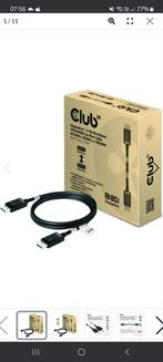 Dit is een Club 3D DisplayPort 2.1 Bi-Directional VESA DP80, Enlèvement