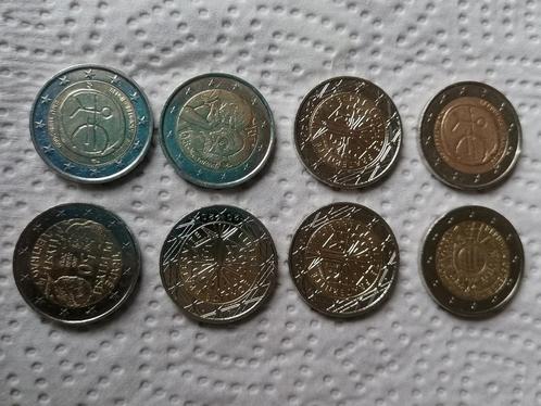 8 2€ munten zeldzame collectie, Postzegels en Munten, Munten | Europa | Euromunten, Losse munt, 2 euro, België, Ophalen of Verzenden