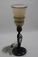 Tafellamp fer forgé, Maison & Meubles, Métal, Utilisé, Moins de 50 cm, Enlèvement ou Envoi
