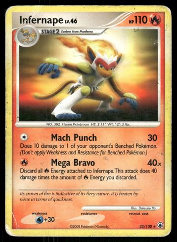 Infernape 22/100 - Majestic Dawn beschikbaar voor biedingen