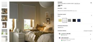 Verduisterend rolgordijn - FRIDANS - Ikea beschikbaar voor biedingen