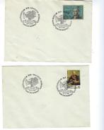 Spec. afstemp. 50 j. Vakstudie Graf. Bedrijven ( 4 versch.), Postzegels en Munten, Brieven en Enveloppen | België, Ophalen of Verzenden