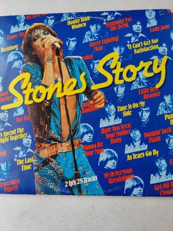 the Rolling Stones Story op dubbel-LP  beschikbaar voor biedingen