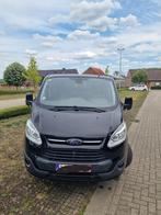 Ford transit custom Dubbele cabine, Auto's, Bestelwagens en Lichte vracht, Voorwielaandrijving, Stof, Zwart, Zwart