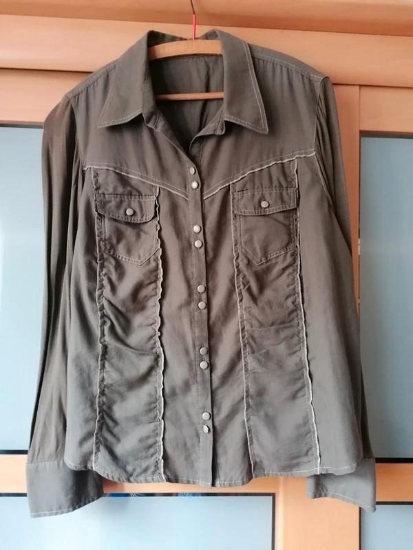 Chemise kaki 48, Vêtements | Femmes, Blouses & Tuniques, Porté, Taille 46/48 (XL) ou plus grande, Vert, Enlèvement ou Envoi