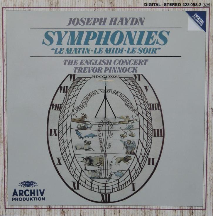 Haydn 6, 7 & 8 - The English Concert / Pinnock - ARCHIV- DDD, Cd's en Dvd's, Cd's | Klassiek, Zo goed als nieuw, Orkest of Ballet