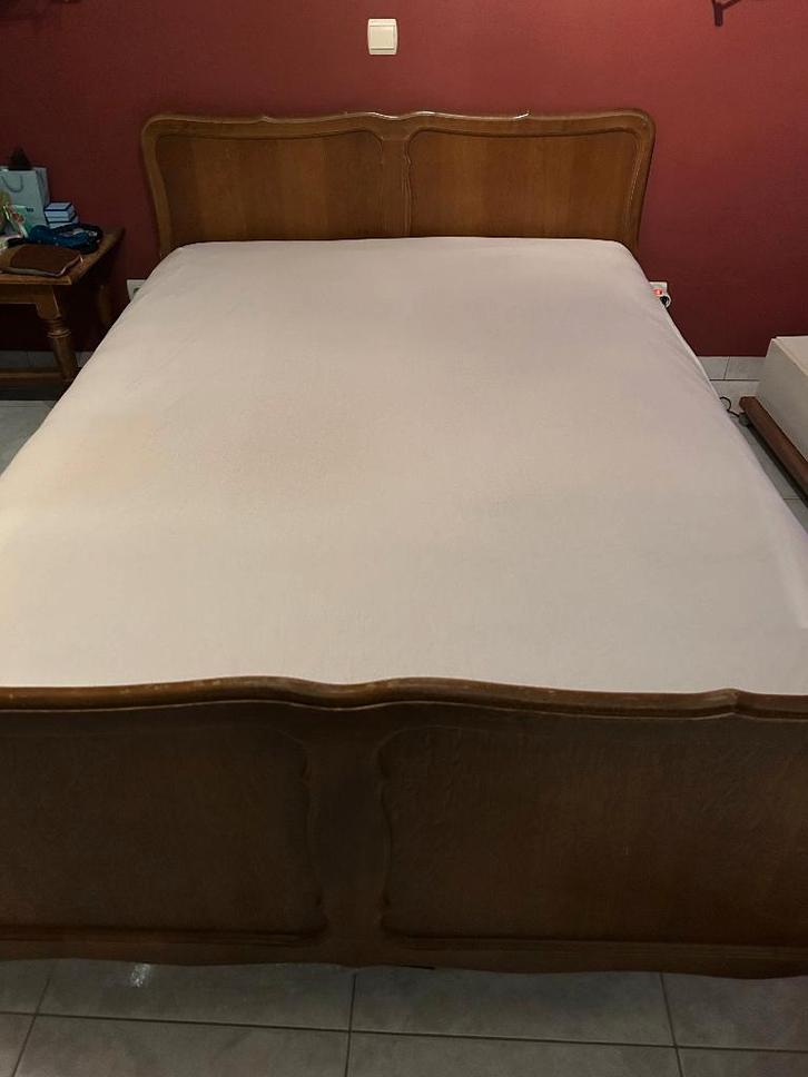 Bed en kleerkast, Antiek en Kunst, Antiek | Meubels | Bedden, Ophalen