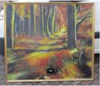 Belle grande œuvre peinte '3 cerfs dans la forêt' - Verheyen, Enlèvement ou Envoi