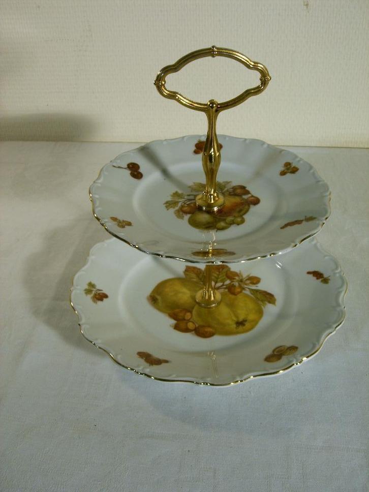 Porseleinen etagère van Seltmann Weiden Theresia, Huis en Inrichting, Woonaccessoires | Etagères, Zo goed als nieuw, Ophalen of Verzenden