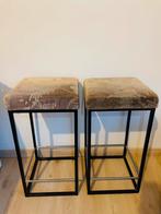 Vintage bar krukken 60 cm H, Huis en Inrichting, Barkrukken, Ophalen, Gebruikt