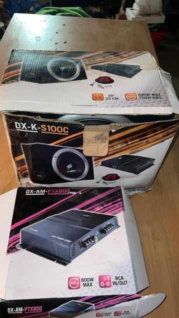Subwooferkit + versterker + kabels S100N beschikbaar voor biedingen