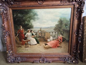 Dames op balkon beschikbaar voor biedingen