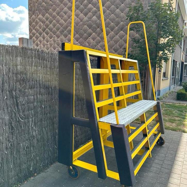 Steiger werkplatform rolsteiger 180cm hoog, Doe-het-zelf en Bouw, Steigers, Zo goed als nieuw, Rolsteiger of Kamersteiger, Ophalen of Verzenden