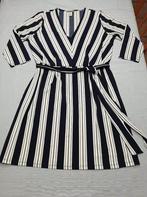 Zwart-Wit gestreept kleedje van H&M, Taille 38/40 (M), Porté, Autres couleurs, Enlèvement ou Envoi
