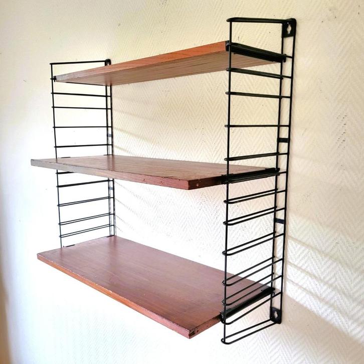 ✔️Tomado Teakhouten vintage plank 60'70', Huis en Inrichting, Woonaccessoires | Wandplanken en Boekenplanken, Gebruikt, Verzenden