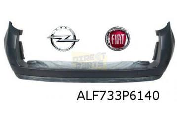 Fiat Doblo III (1/10-1/15) achterbumper (zwart) (bij achterd