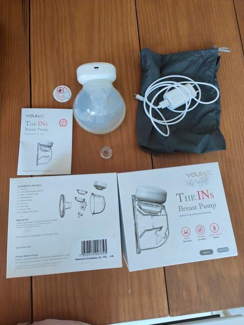 Youha the INs elektrische handsfree borstkolf, Kinderen en Baby's, Babyvoeding en Toebehoren, Zo goed als nieuw, Borstkolf, Ophalen