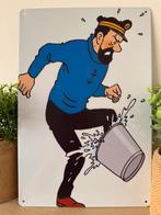 Plaque murale en métal Tintin, Enlèvement ou Envoi, Neuf, Panneau publicitaire