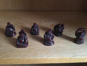 ensemble de 6 bouddhas miniatures
