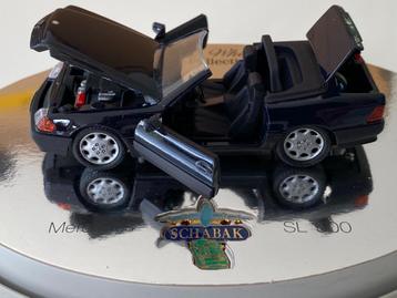 Mercedes-Benz SL500, donkerblauw, Silver Wheels beschikbaar voor biedingen