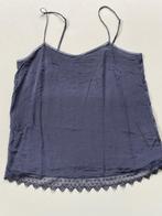 Mooie staat zwart matzijden topje Zadig & Voltaire mt S, Zadig & Voltaire, Verzenden, Zwart, Gedragen