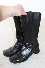 Zwart Leren Franco Bonoldi Laarzen (Maat 39½) s12 € 35,-, Kleding | Dames, Verzenden, Zwart, Zo goed als nieuw, Franco Bonoldi