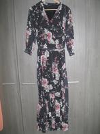 Bloemenkleed Lola Liza maat 38, als nieuw., Maat 38/40 (M), Lola & Liza, Zwart, Ophalen of Verzenden