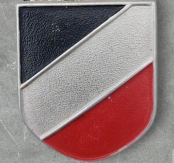 Duitse WO2 Wehrmacht/DAK 2x Tropical Insignes 'Pith Helmet' beschikbaar voor biedingen