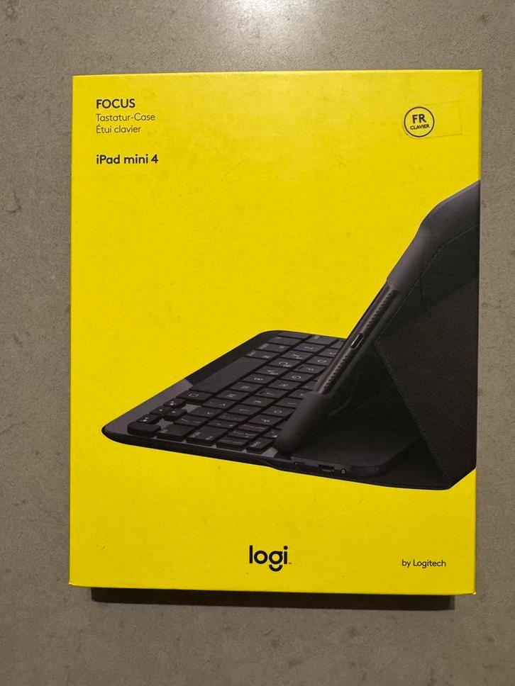 Logitech Focus Keyboard Case, Computers en Software, Tablet-hoezen, Zo goed als nieuw, Bescherming voor- en achterkant, Verzenden