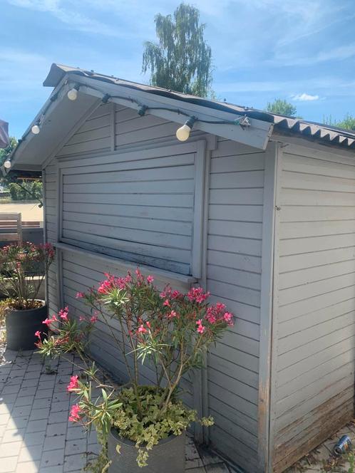 Tuinhuis / Drankenchalet te koop – ideaal events of tuinbar, Tuin en Terras, Tuinhuizen, Gebruikt, Tuinhuis, Hout, Ophalen