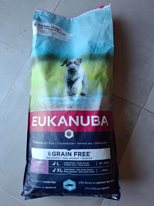 Eukanuba Puppy & Junior L/XL graanvrij zeevis hondenvoer 12k, Dieren en Toebehoren, Dierenvoeding, Hond, Ophalen