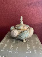 Magnifique pot décoratif en porcelaine italienne, Antiquités & Art, Enlèvement ou Envoi